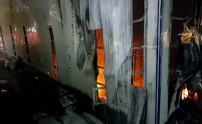 Dilovası OSB'de fabrika yangını!