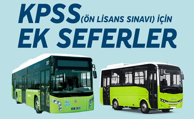 Büyükşehir’den KPSS için ek seferler