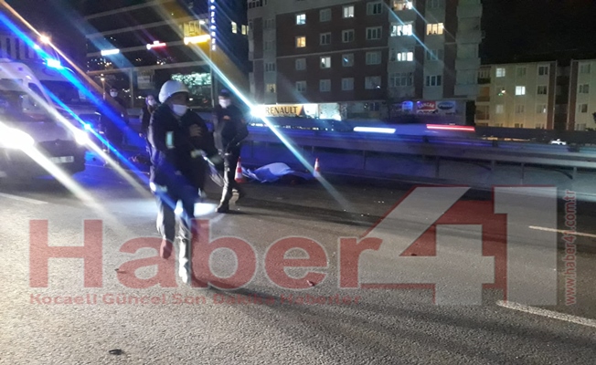 D-100'de karşıdan karşıya geçmeye çalışan kadın feci şekilde can verdi !