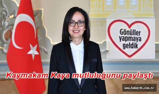 Pendik Kaymakamı Mutluluğunu Paylaştı