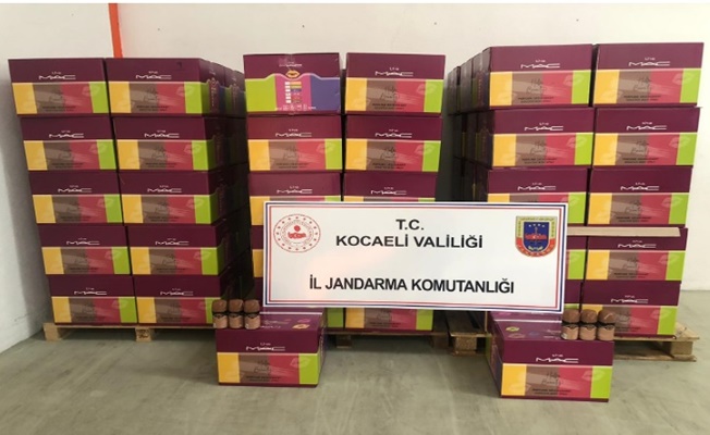 Gebze'de 150 bin liralık taklit deodorant yakalandı!