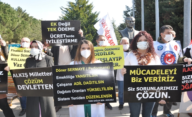 SAĞLIKÇILARDAN DÖNER SERMAYE FERYADI
