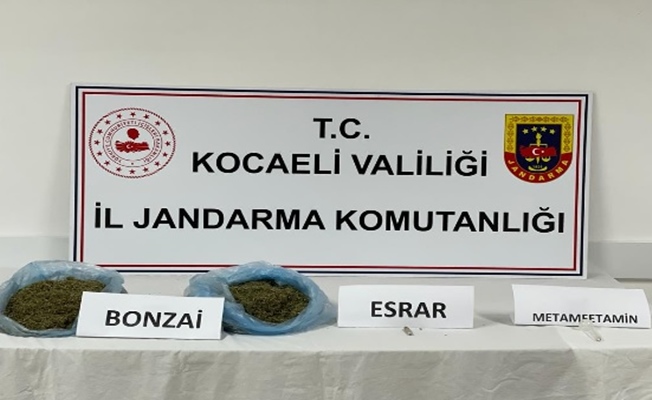 Kocaeli jandarmadan uyuşturucu operasyonu!