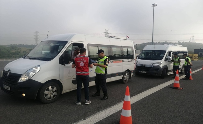 Kocaeli'de trafik denetimlerinde 533 araç trafikten men edildi