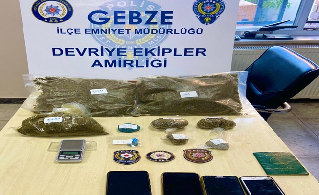 Gebze'de uyuşturucu operasyonu!