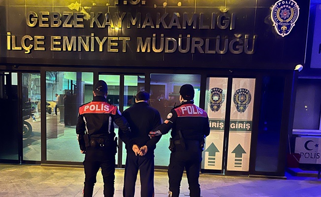 21 yıl hapis cezasıyla aranan şahıs Gebze'de yakalandı
