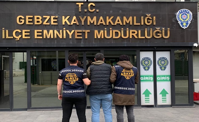 72 yıl hapis cezasıyla aranan zanlı Gebze’de yakalandı!