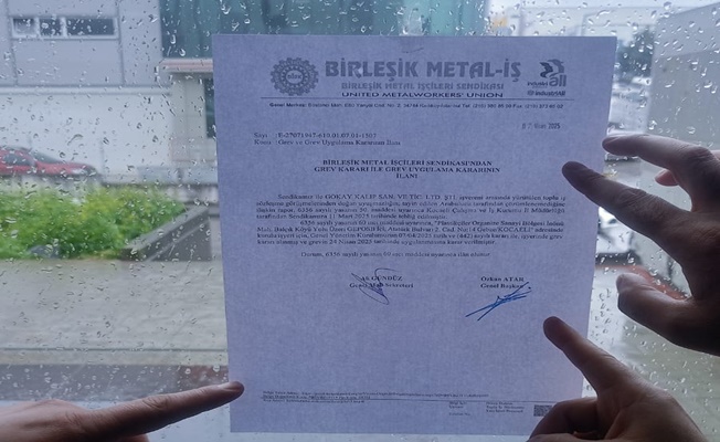 Gebze'deki o fabrikaya grev kararı asıldı!