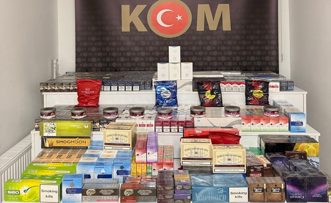 TEM'de durdurulan araçtan gümrük kaçağı ürünler çıktı!