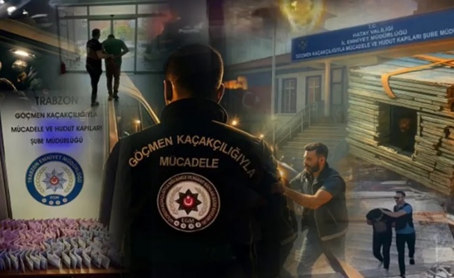 51 ilde düzensiz göçte 98 organizatör tutuklandı!