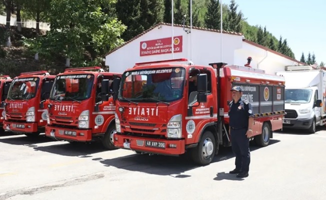 Muğla İtfaiyesi’ne 72 yeni araç