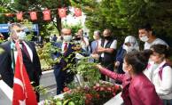 Vali Yavuz, Bağçeşme Namazgah Şehitliği ile Polis Şehitliğini Ziyaret Etti