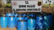 Edirne'de 2 bin litre kaçak şarap!
