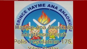 Derince Hayme Ana Anaokulu polis haftasını unutmadı