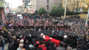 Şehit jandarma er Ömer Özavcı, bugün Dilovası'nda düzenlenen törenle son yolculuğuna uğurlandı  