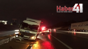TIR Sürücüsü Yola Fırladı