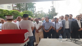 Gebze'li Polis memuru Burak Sancak Son Yolculuğuna Uğurlandı