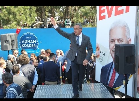 AK Partinin Gebze'de Düzenlediği Mitingde Gebze EVET dedi